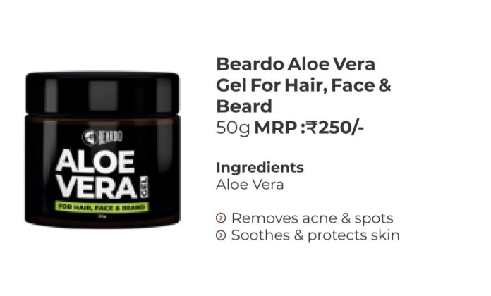ALOE VERA FOR HAIR AND BEARD