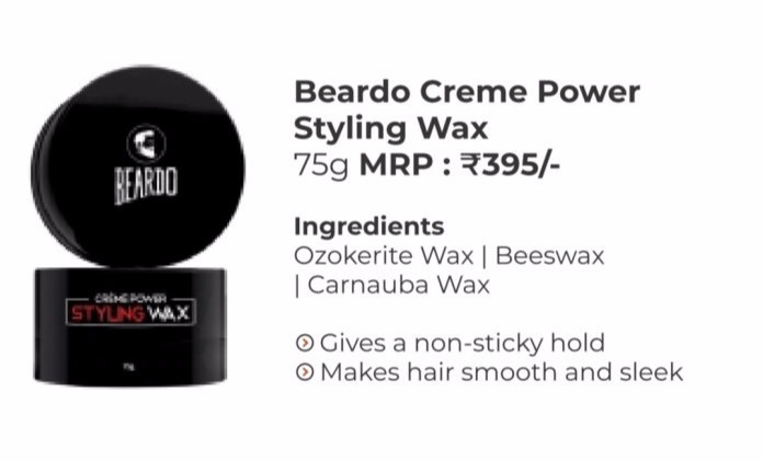 BEARDO WAX FOR HAIR